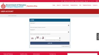 
                            5. Login - Haryana Transport