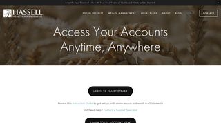 
                            11. Login — Hassell Wealth Management