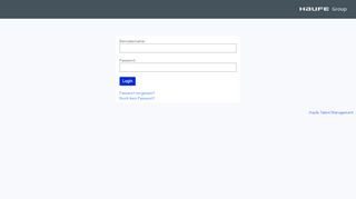 
                            2. Login | Haufe Gruppe | umantis Talent Management