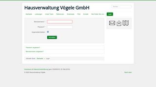 
                            7. Login - Hausverwaltung Vögele