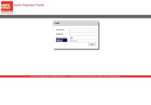 
                            4. Login - HDFC ERGO