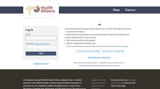 
                            10. Login - Health Alliance