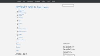 
                            1. Login - heftarchiv.internetworld.de