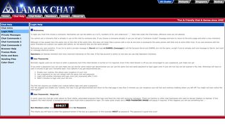 
                            2. Login Help - Alamak Chat