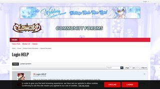 
                            4. Login HELP - Elsword Online