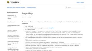 
                            4. Login Help – Help From the Hive!