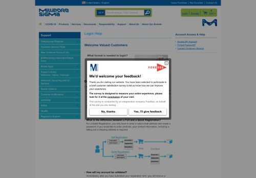 
                            13. Login Help | MilliporeSigma