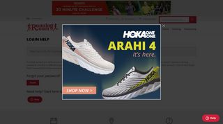 
                            5. Login Help Page - The Running Room