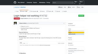 
                            12. Login helper not working · Issue #14732 · electron/electron · GitHub