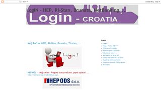 
                            5. LogIN - HEP, Ri-Stan, Brunata, NetBanking ...