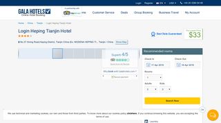 
                            5. Login Heping Tianjin Hotel - Tianjin - Galahotels