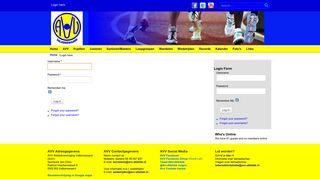 
                            6. Login here - Avv Atletiek