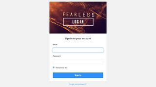 
                            2. Login Here - Fearless