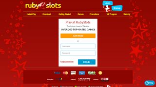 
                            5. Login here - Ruby Slots