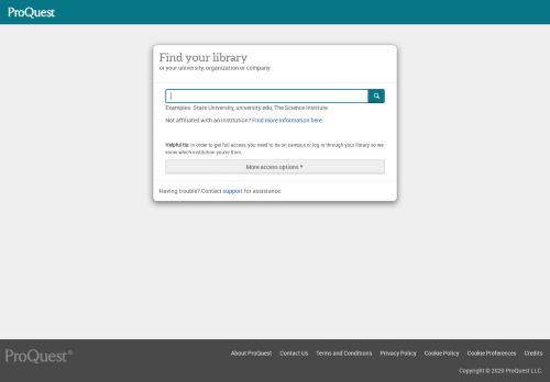 
                            1. login here - Search ProQuest