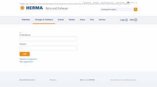 
                            4. Login - Herma