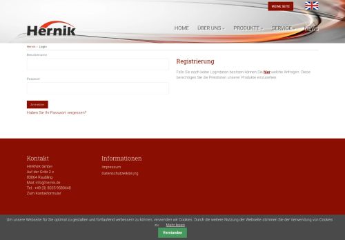 
                            3. Login - Hernik GmbH - innovative REHA-Produkte - Kopfschutzhelme ...