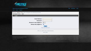 
                            2. Login - HeroEngine Forums