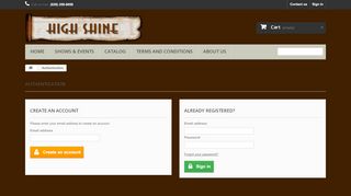 
                            7. Login - High Shine Inc