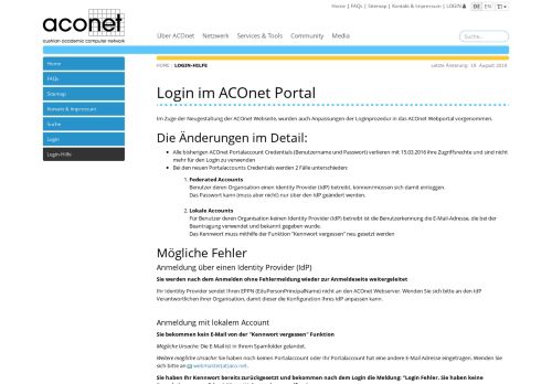 
                            8. Login-Hilfe - ACOnet