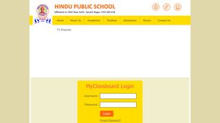 
                            1. Login - Hindu Public School Hindu Public School