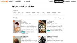 
                            5. login histórias - Wattpad