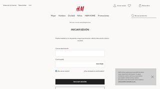 
                            9. Login | H&M Espana