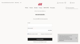 
                            4. Login | H&M Portugal