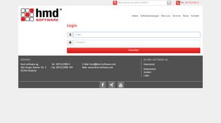 
                            1. Login | hmd-software