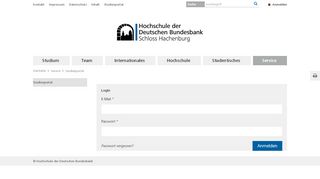 
                            7. Login | Hochschule der Deutschen Bundesbank