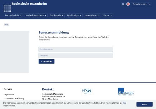 
                            4. Login - Hochschule Mannheim