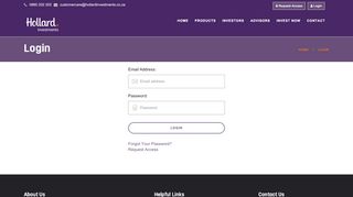 
                            9. Login | Hollard Investments Online