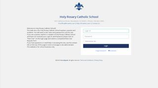 
                            12. Login | Holy Rosary Catholic School