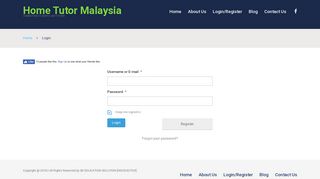 
                            5. Login | Home Tutor Malaysia