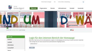 
                            6. Login Homepage - Schule Unterägeri