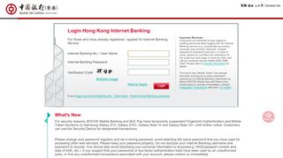 
                            12. Login Hong Kong Internet Banking - Internet Banking - Bank of China ...