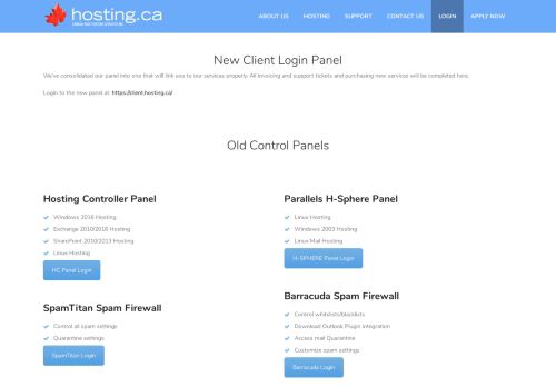 
                            11. Login - Hosting.ca