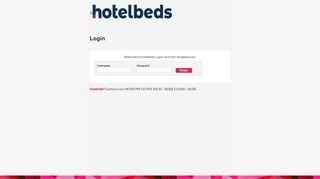 
                            2. Login | Hotelbeds