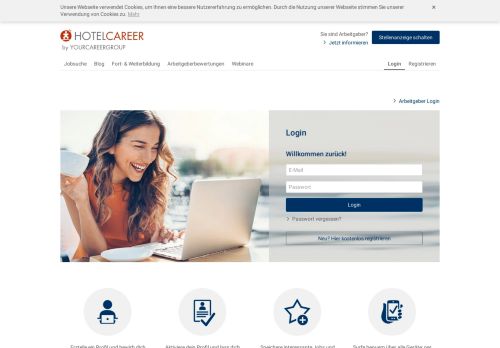 
                            1. Login - HOTELCAREER.at