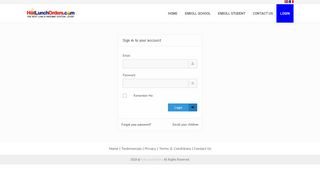 
                            6. Login - HotLunchOrders.com