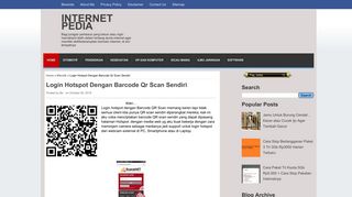 
                            7. Login Hotspot Dengan Barcode Qr Scan Sendiri | INTERNET