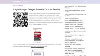 
                            5. Login Hotspot Dengan Barcode Qr Scan Sendiri - Mamank Dzgn