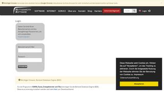 
                            1. Login - Hottgenroth Software