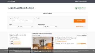 
                            2. Login-House Nieruchomości - biuro nieruchomości w miejscowości ...