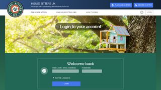 
                            8. Login - House Sitters UK