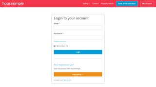 
                            7. Login | Housesimple