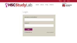 
                            11. Login - HSC Study Lab