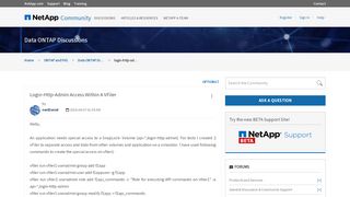 
                            8. login-http-admin Access within a vFiler - NetApp Community