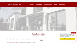 
                            6. Login - Huber Immobilien e.K.