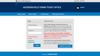 
                            10. Login - Huddersfield Town Online Ticketing